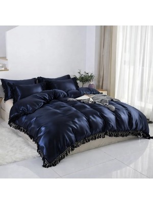 Metinev Metin Ev® Soft Fringe Saçaklı Nevresim Takımı — Yumuşak Dokulu Premium Seri