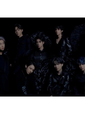 Universal Bts Black Swan Mots 7 Tablo Ahşap Poster Dekoratif KOD2449