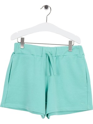 United Colors Of Benetton Yeşil Kız Çocuk Işlemeli Şort 3J68C903O