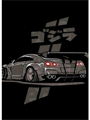 Universal Gtr R35 Lm Nismo Tablo Ahşap Poster Dekoratif