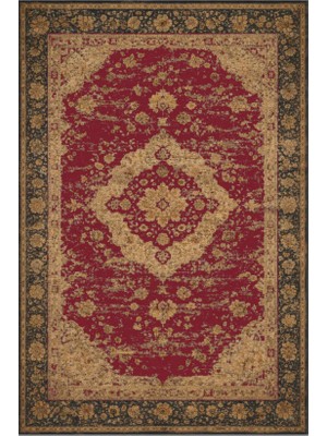 Kartela Halı Novi Halı Bordo Makine Halısı Jüt Taban %100 Polyester Salon ve Oturma Odası Halısı