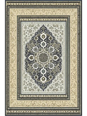 Kartela Halı Vina Halı Antrasit Makine Halısı Jüt Taban %100 Polyester Salon ve Oturma Odası Halısı
