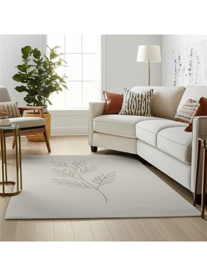 Kartela Halı Evo Halı Jüt Taban Dokuma Halı Bej - 120 x 180 cm