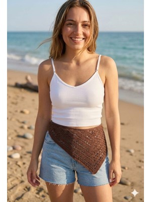 Trend Nexus Midiboy Ipli Bel Aksesuarı-Bandana-Pareo