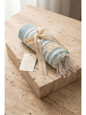 Bony Socks Ince Çizgili Pamuklu Peştemal Çok Renkli