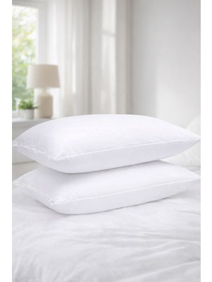 Higliving Smooth Yastık Alezi 2’li ( 50 x 70 ) Tekli Gizli Fermuarli  Sıvı Geçirmez Leke Tutmaz Terleme Yapmaz