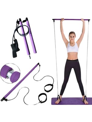 OtoTech Otetechparca® Jimnastik Çubuğu Plates Barı Taşınabilir Spor ve Egzersiz Aleti