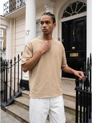 Narcos Oversize Bisiklet Yaka T-Shirt