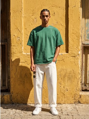Narcos Oversize Bisiklet Yaka T-Shirt