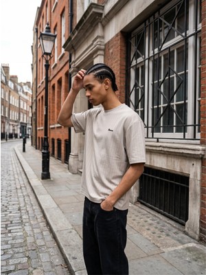 Narcos Oversize Bisiklet Yaka T-Shirt