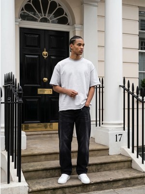 Narcos Oversize Bisiklet Yaka T-Shirt