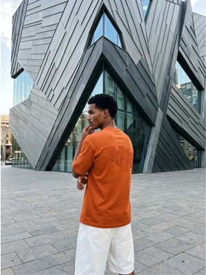 Narcos Nakış Detaylı Oversize T-Shirt