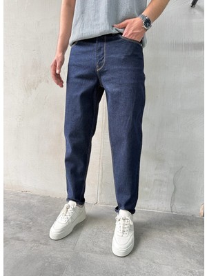 Difransel Jeans Rahat Kalıp Trend Fit Lacivert Boyfriend Jean