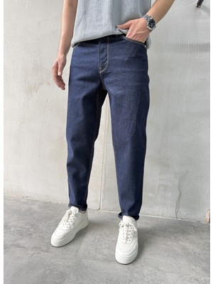 Difransel Jeans Rahat Kalıp Trend Fit Lacivert Boyfriend Jean