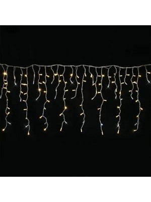 Aylina Mey Ithalat® 4m 120 LED Çakarlı Perde Işık