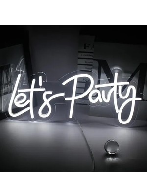Aylina Mey Ithalat® Let's Party Neon LED Tabela