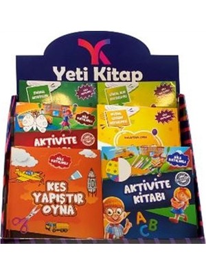 Binbir Göz Kitap Yeti Etkinlik Kitapları Standı (120 Kitap - 10 Çeşit)