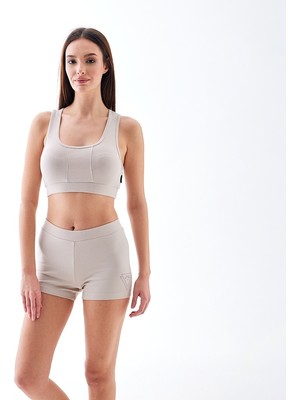 Soul Of You Soulofyou  Ultra Soft Şort&crop - Bej