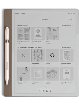 Montblanc Elixir Altın Renkli Akıllı Defter 135011