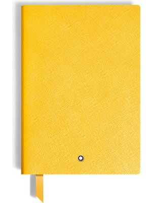 Montblanc Saffiano Deri Sarı Orta Boy Defter 134771