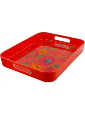 Pylones Servis Tepsisi - Aperitime Coquelicots (Orta Boy)