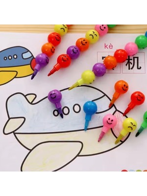 Ozcmax 4'lü Emojili Yumurtlayan Boya Kalemii Seti