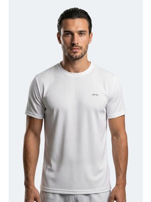 Slazenger Hıjack I Erkek  Beyaz Tişört