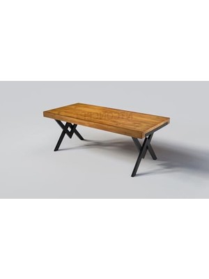 Esranın Dünyası Ntconcept Veni Doğal Ahşap Yemek Masası - AMZ-MAYM0060 (85 x 120 Cm)