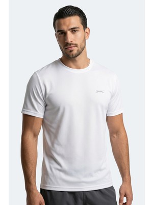 Slazenger Haunted I Erkek  Beyaz Tişört