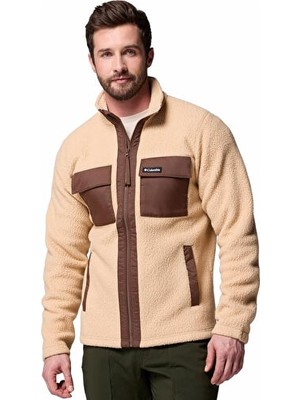 Columbia Juniper Peak Full Zip Fleece Erkek Outdoor Polar Ceket 2131471262 Kahverengi