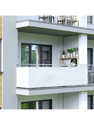 50CM Polyester Balkon Korkuluğu Brandası, Bahçe ve Çatı Koruma Tente