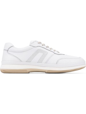 Tamer Tanca Erkek Hakiki Deri Kırık Beyaz Sneakers & Spor Ayakkabı 298 2768-2062 Erk Ayk Y26 Krk Beyaz Havana