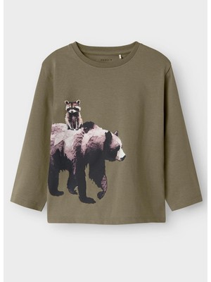 Name It Sweat Uzun Kol Kahverengi