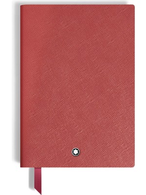 Montblanc Saffiano Deri Kırmızı Orta Boy Defter 134764
