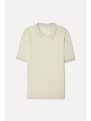 Mudo Erkek Taş Rengi Comfort Fit Polo Yaka T-Shirt