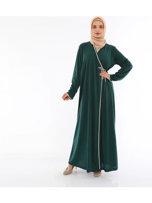 Elanesa Yandan Bağlamalı Namaz Elbisesi