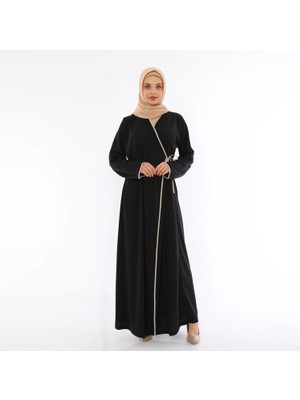Elanesa Yandan Bağlamalı Namaz Elbisesi