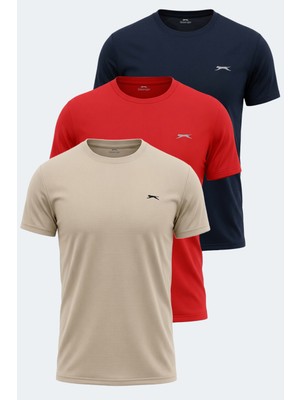 Slazenger Omar Ktn 3 Lü Set Erkek   Tişört