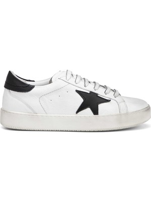 Tergan Beyaz Hakiki Deri Kadın Sneaker - K25I1AY68072-A26