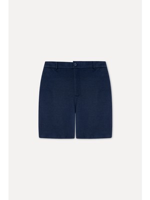 Mudo Erkek Lacivert Regular Fit Şort