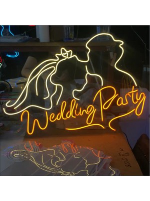 Neonled Wedding Party Parti-Organizasyon Neon LED Dekoratif Aydınlatma
