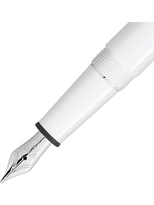 Montblanc Meisterstück Beyaz Classique Dolma Kalem - F Uç 137116