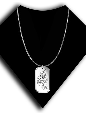Roxx Jewellery 925 Ayar Gümüş Nazar Duası Erkek Kolye