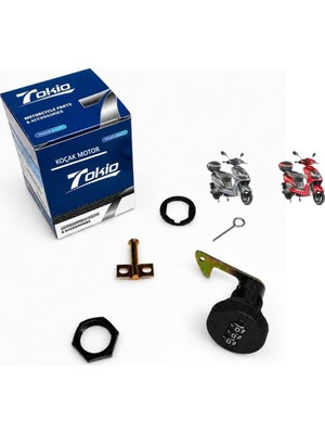 Koçak Motor Motolüxx Alf Plus Port Bagaj Arka Çanta Kilidi Şifreli