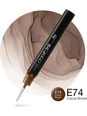 Copic Ink Cocoa Brown E-74