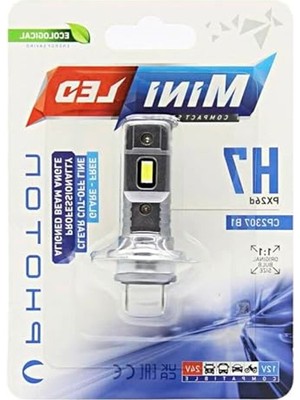 Esranın Dünyası Photon Ampul Mini H7 12-24V Compact LED (Tekli Blister) Pht CP2307 B1