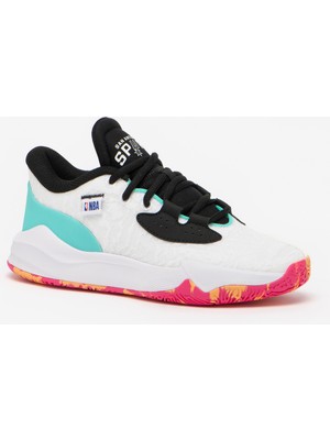 Decathlon Tarmak Çocuk Basketbol Ayakkabısı - Siyah/beyaz - Fast 900 Low-1