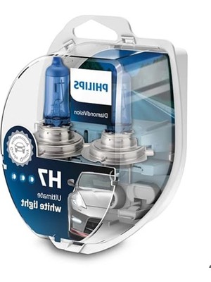 Esranın Dünyası Philips H7 Diamond Vision Ultimate Parlak Beyaz Işık 5000K