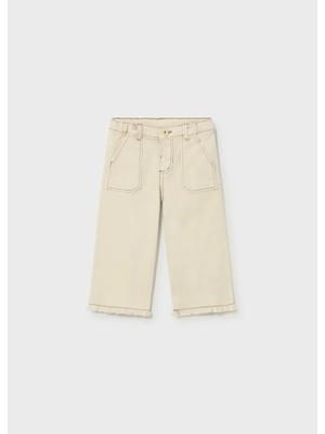 Mayoral Kız Çocuk Gabardin Pantolon 1-4 Yaş Bej