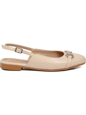 Pierre Cardin Bej Hafif Kadın Babet PC-55780 Z